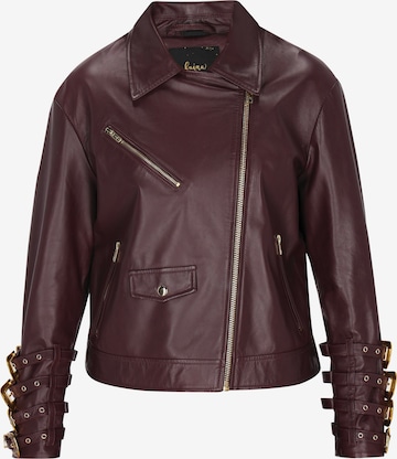 Veste mi-saison faina en rouge : devant