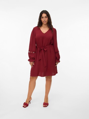 Vero Moda Curve Dress 'VMCALVA' in Red