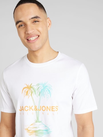 Maglietta 'LAFAYETTE' di JACK & JONES in bianco