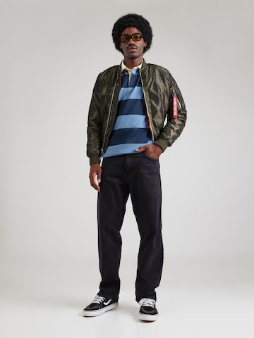 INDICODE JEANS Sweatshirt 'Disnar' i blå