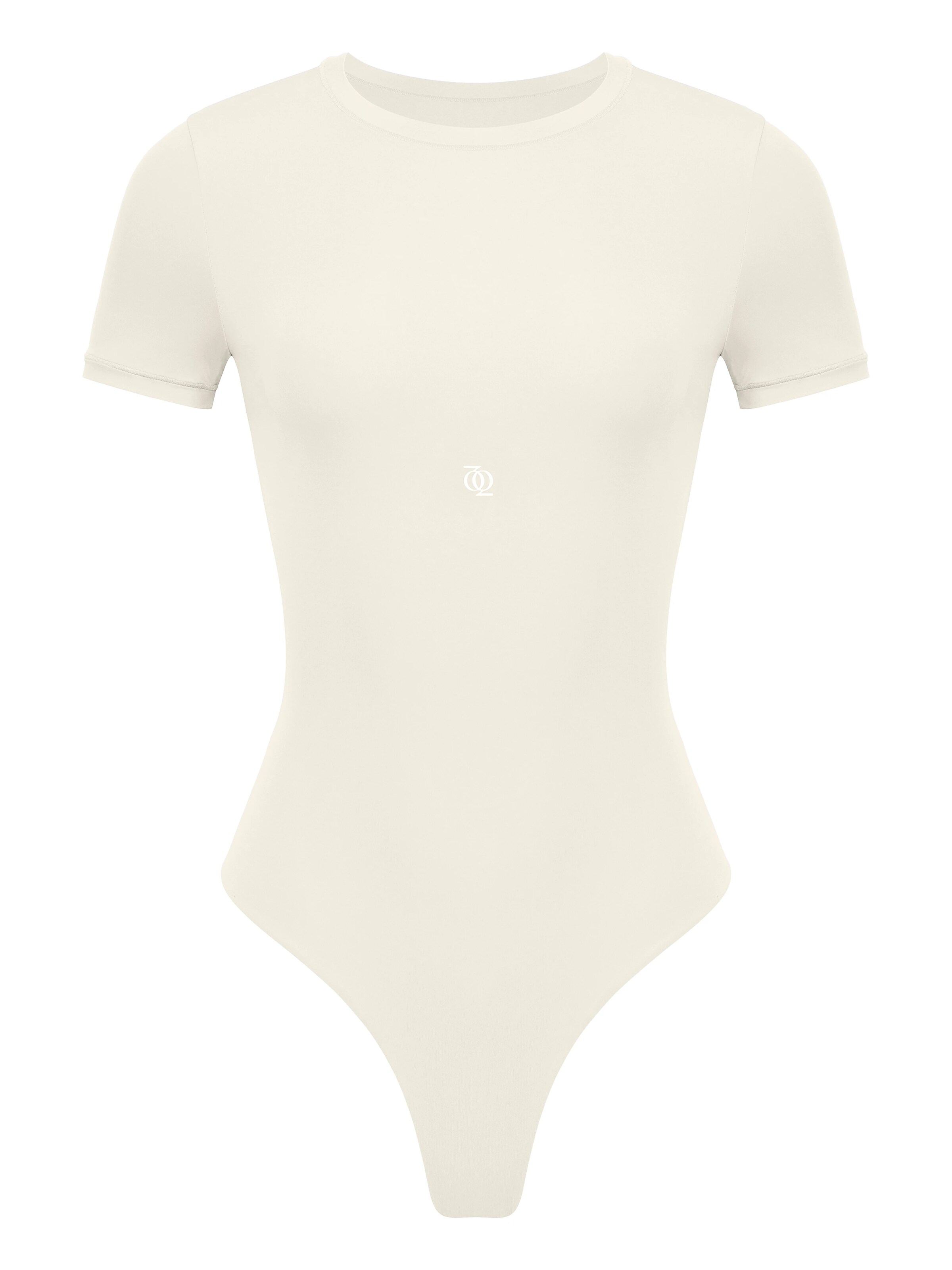 GOD SAVE QUEENS Body 'Second Skin T-Shirt Bodysuit'‌‌‌‌‌‌ in Beige: Vorderseite