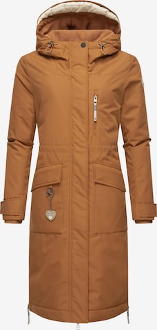 Manteau fonctionnel 'Refutura' Ragwear en marron