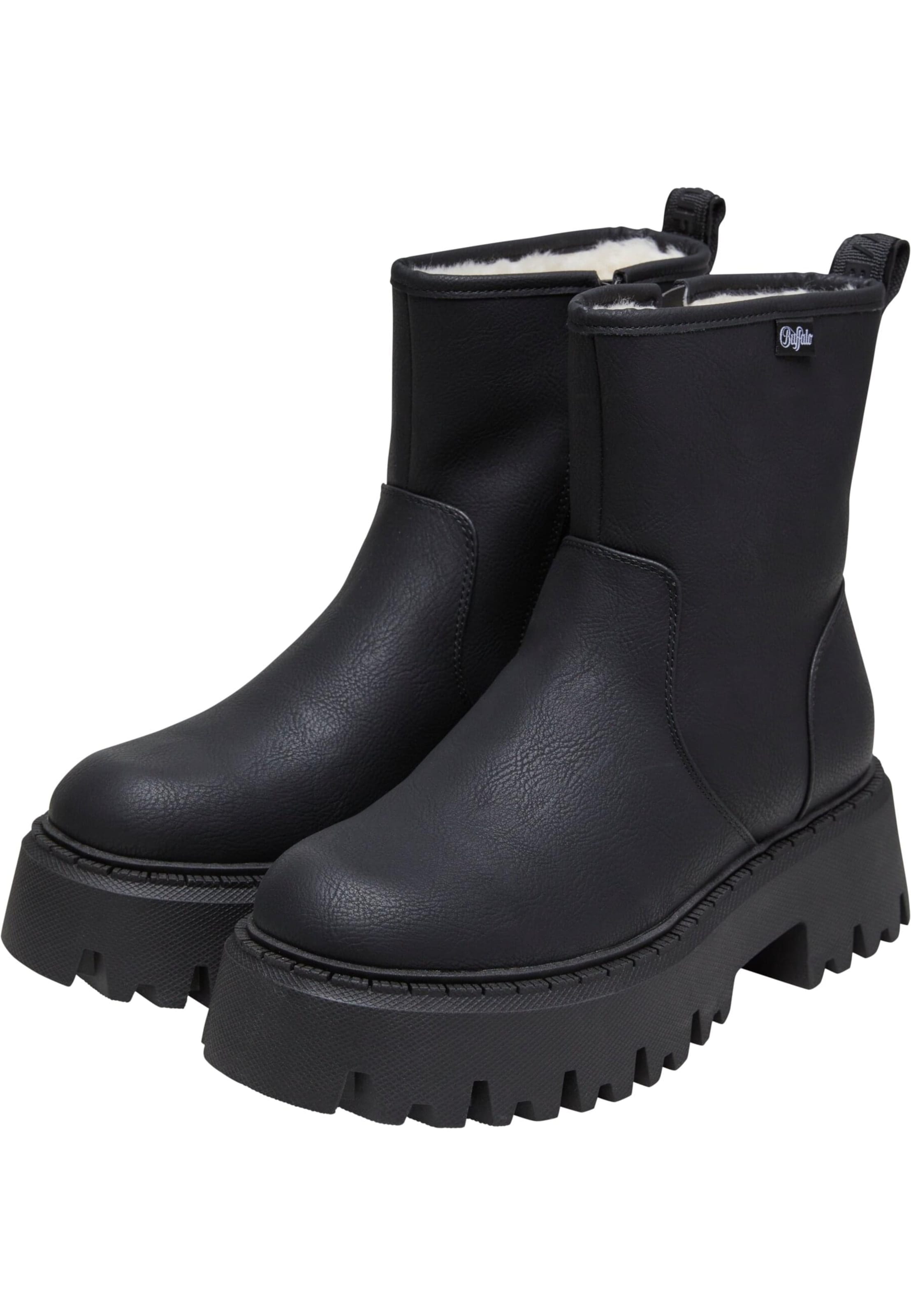 Stivaletto 'Aspen' di BUFFALO in nero: frontale