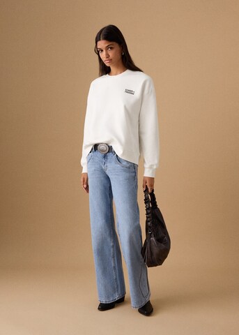 MANGO TEEN Sweatshirt 'Echo' in White