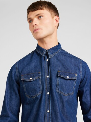 Pepe Jeans Regular fit Overhemd 'HAMMOND' in Blauw