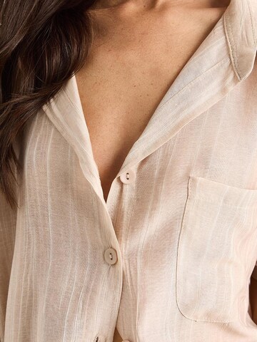 Camicia da donna di Bianco Lucci in beige