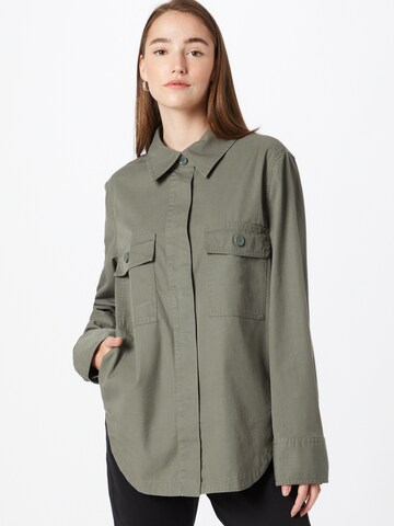 BOSS Blouse in Groen: voorkant