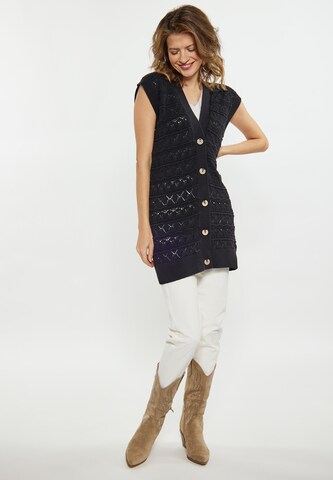 usha FESTIVAL Knitted Vest in Black