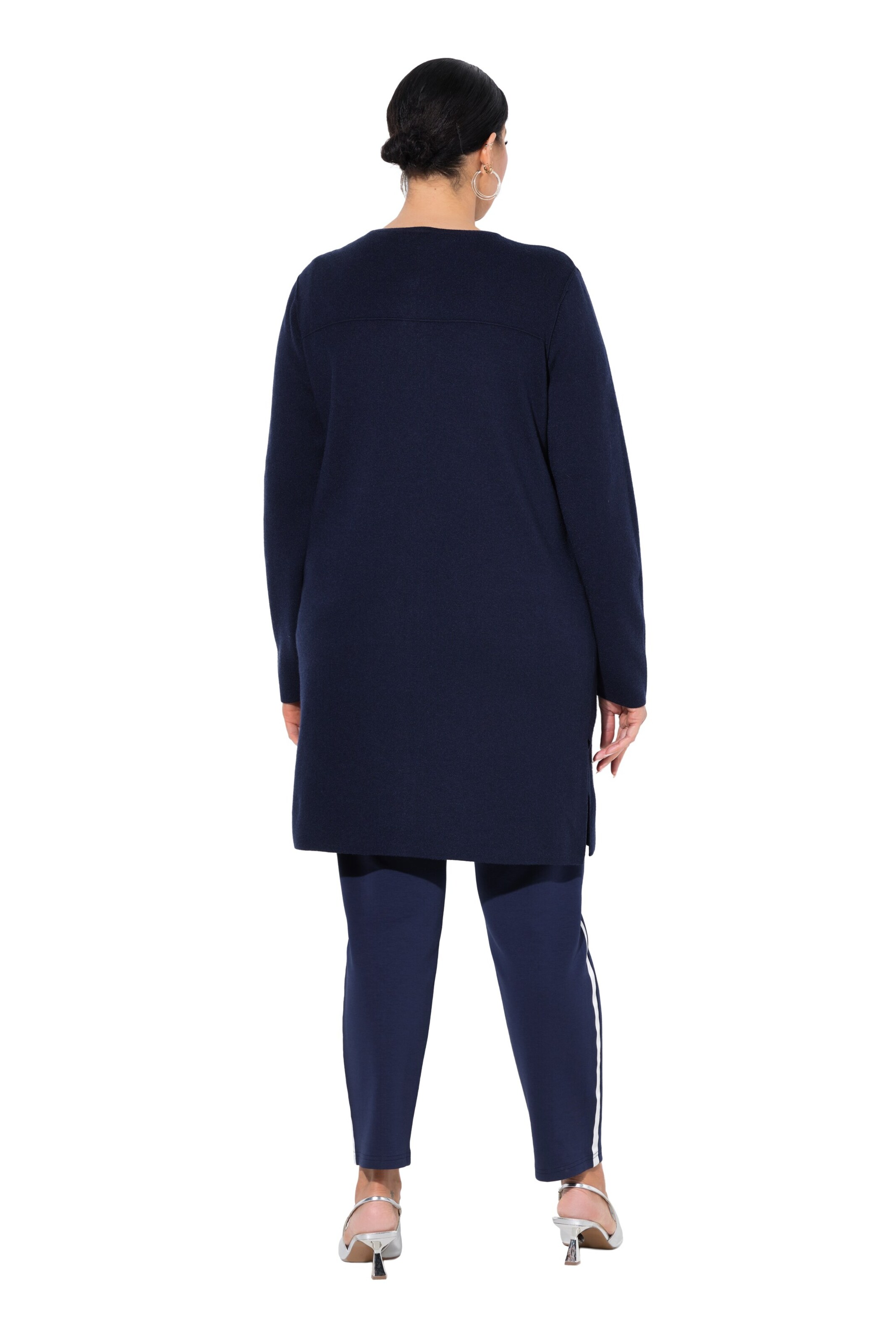 Ulla Popken Strickjacke in Blau