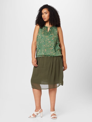 Vero Moda Curve - Top 'Smilla' en verde