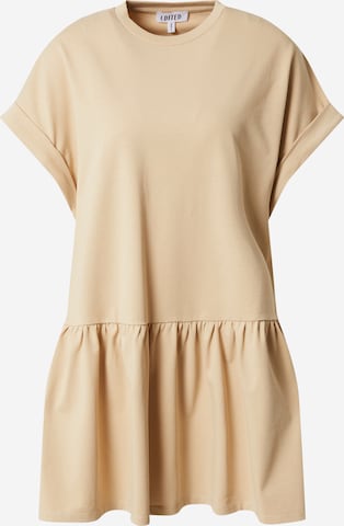 EDITED Dress 'Cali' in Beige: front