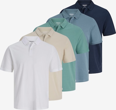 JACK & JONES Majica u bež / plava / opal / pastelno zelena / bijela, Pregled proizvoda