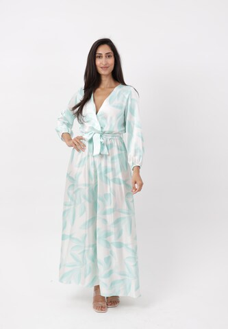 Elara Jurk in Blauw: voorkant