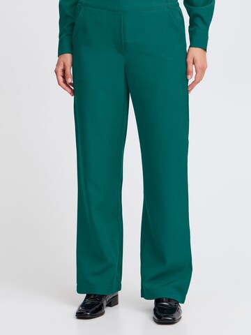 b.young Loosefit Broek in Groen: voorkant