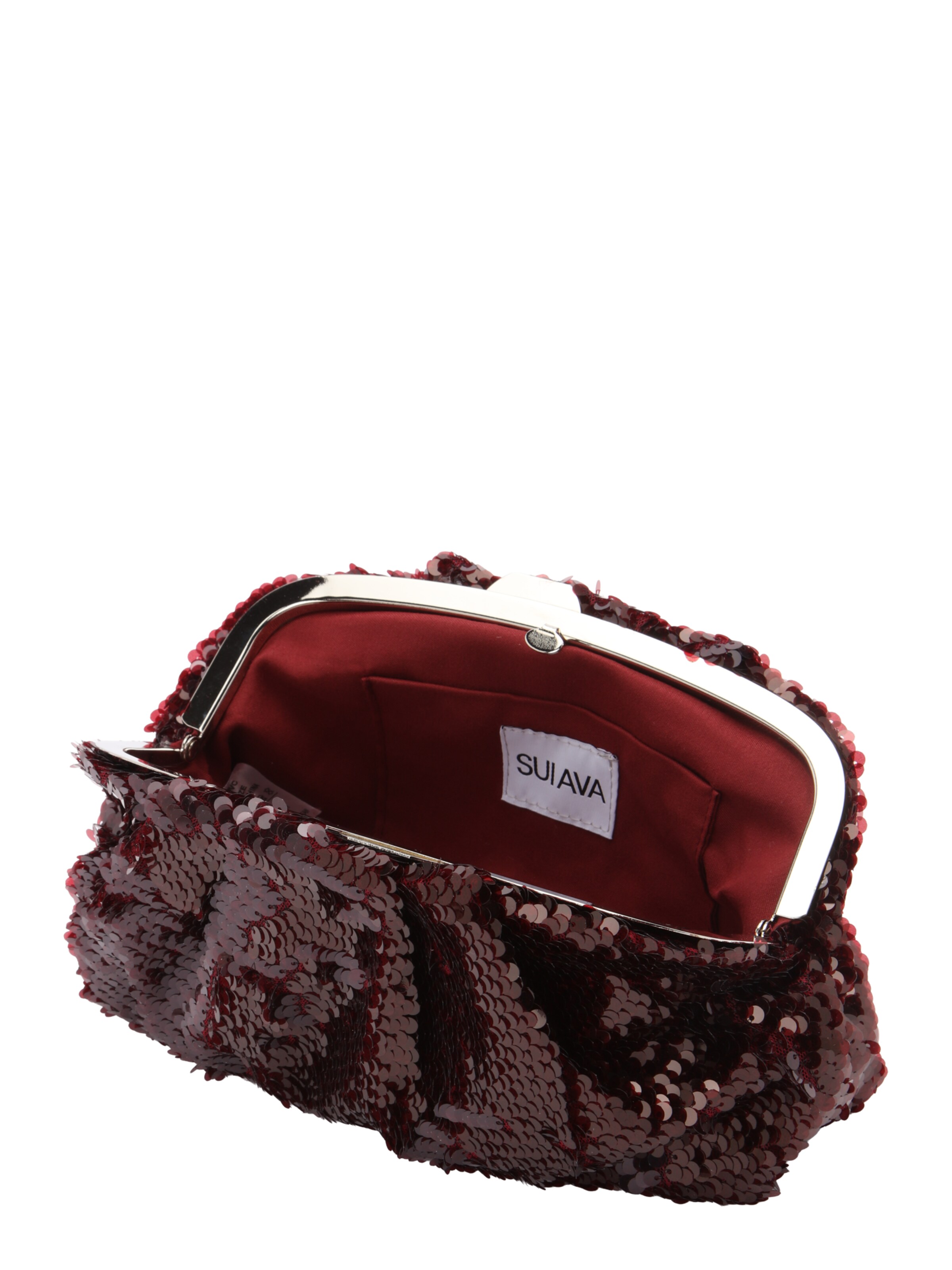 SUI AVA Clutch in Red