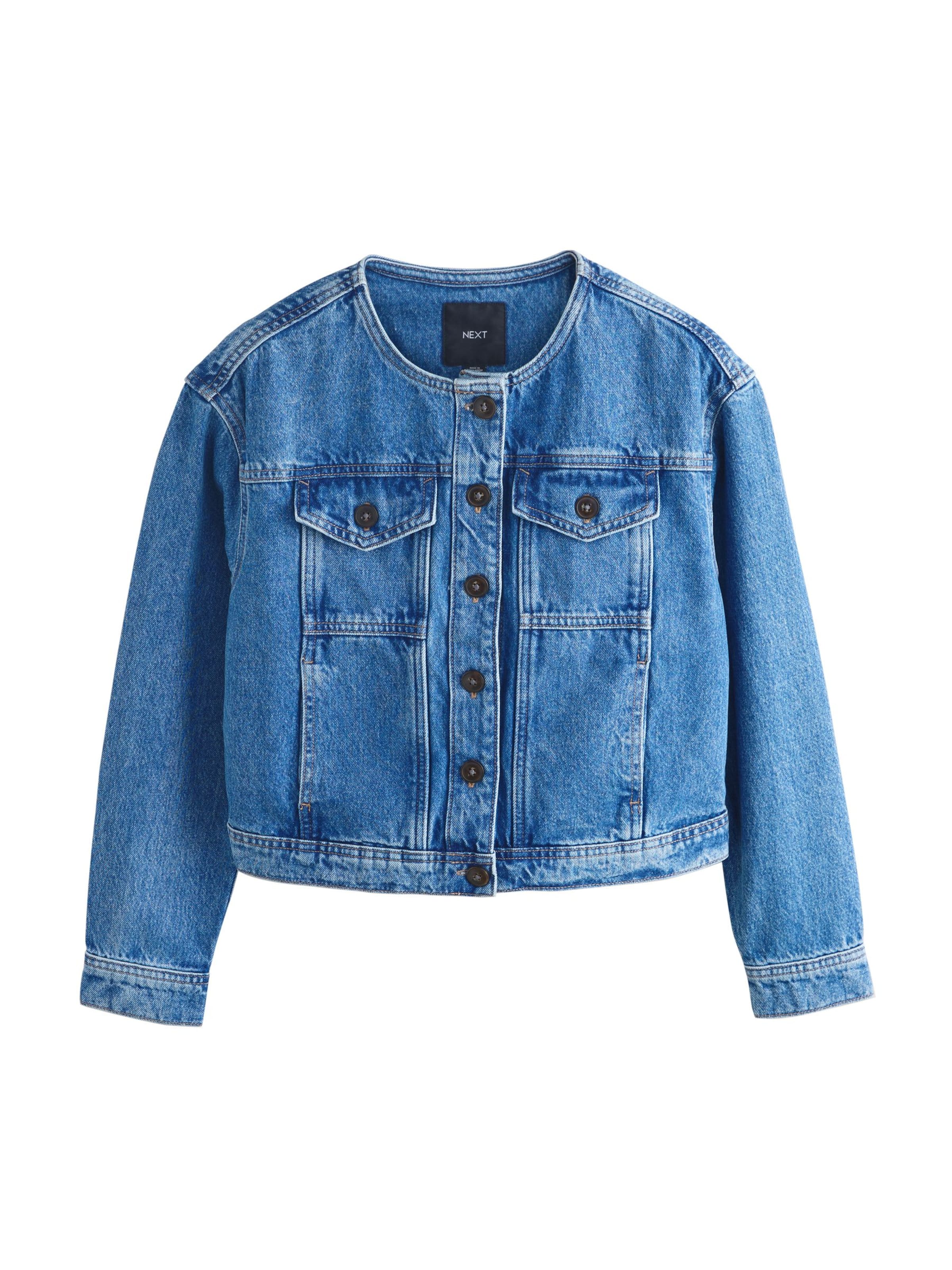 Next Prechodná bunda - Modrá: predná strana