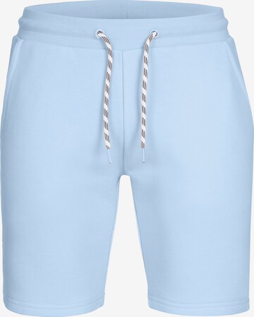 INDICODE JEANS Regular Pants ' Yates ' in Blue: front
