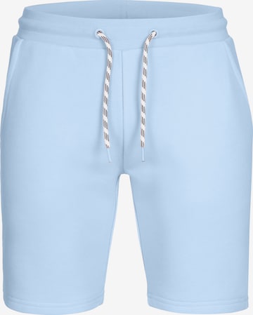 Pantalon ' Yates ' INDICODE JEANS en bleu : devant