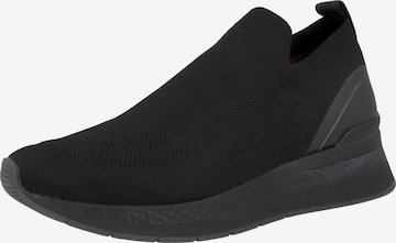 Tamaris Fashletics Slip-Ons in Black: front