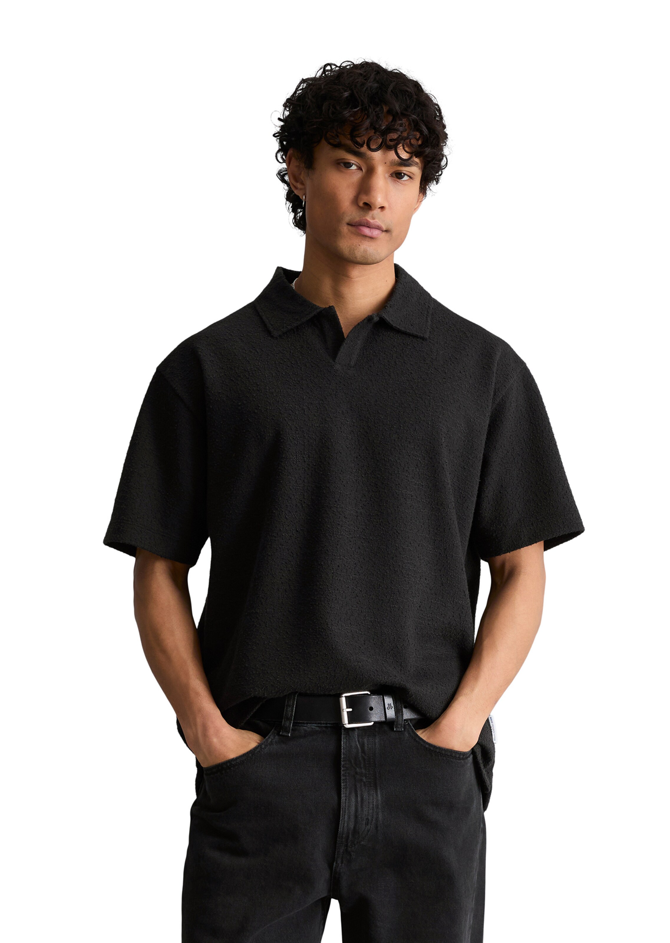 Marc O'Polo DENIM Shirt in Black: front