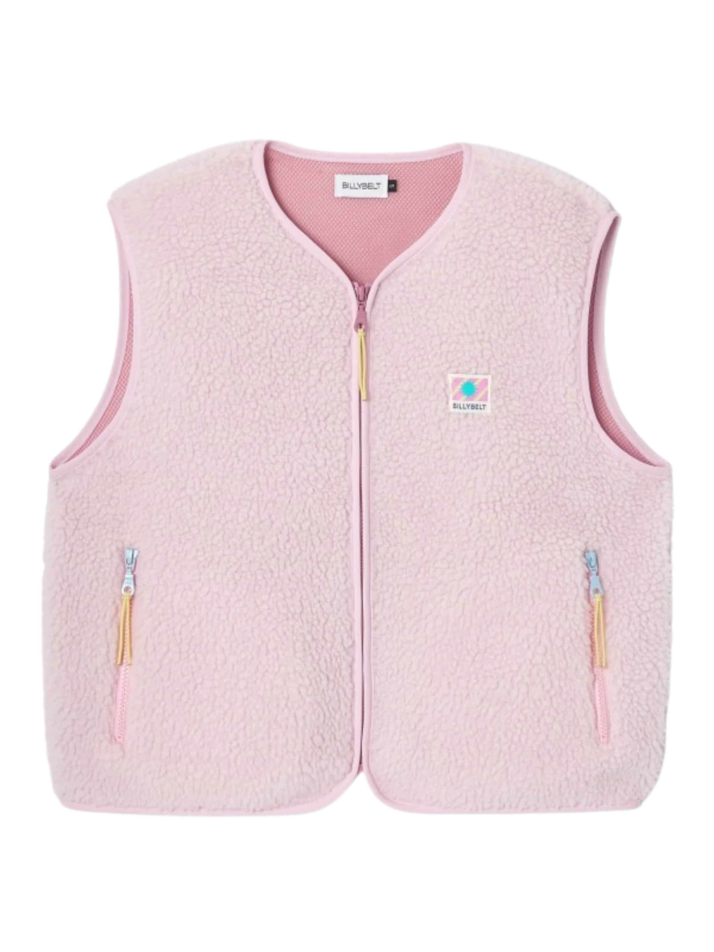 Billybelt Vest 'Sherpa Weste' in Pink: front