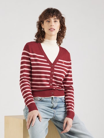 Cardigan 'VMDORY' VERO MODA en rouge : devant