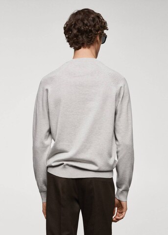 MANGO MAN Pullover 'Ten in Grau