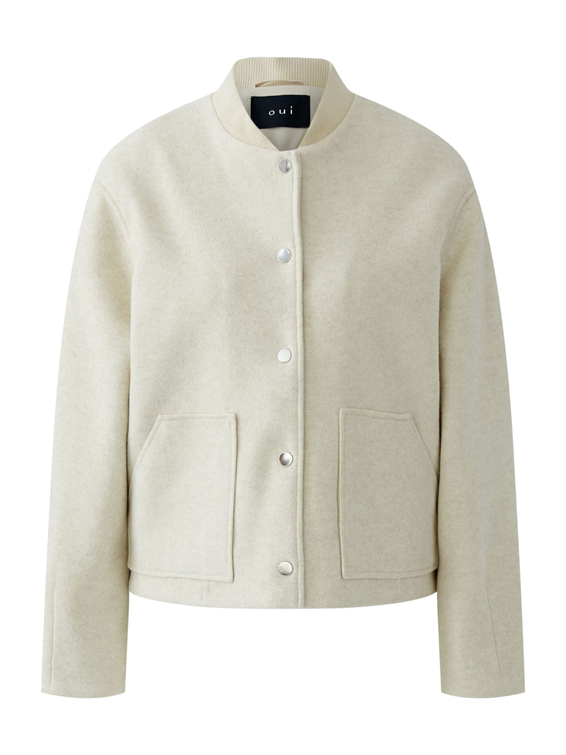 OUI Tussenjas in Beige: voorkant