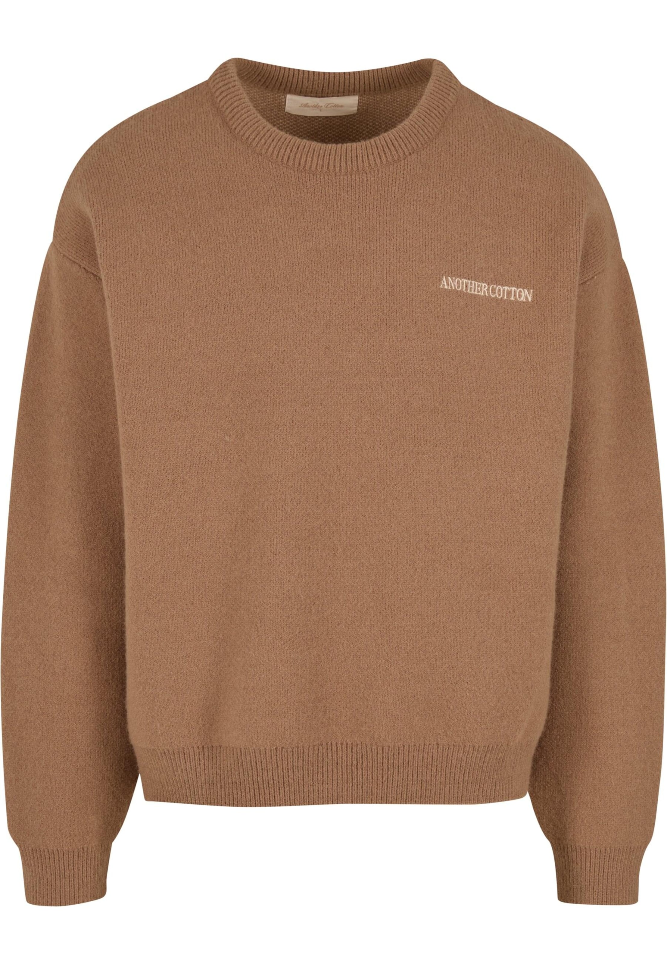 Another Cotton Lab - Jersey 'Who Says' en beige: frente