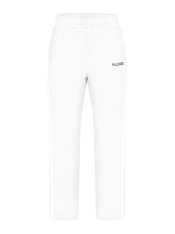 Smilodox Loose fit Pants 'Tariq' in White: front