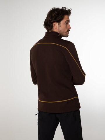 PROTEST Sportsweatshirt 'HUMANS' in Braun