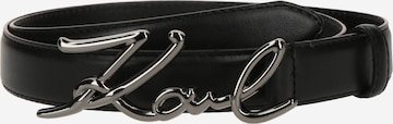 Cintura di Karl Lagerfeld in nero: frontale