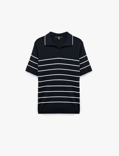 Koton Poloshirt in navy / weiß, Produktansicht