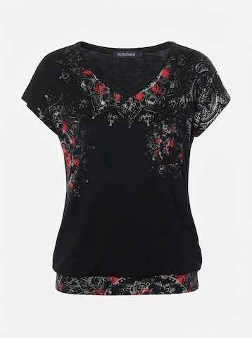 KOROSHI Тениска в черно