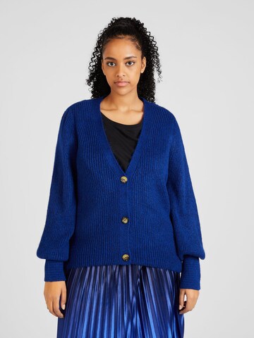 ONLY Carmakoma Knit Cardigan 'CLARE' in Blue: front