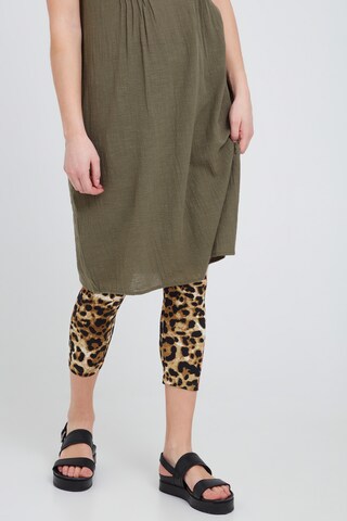 Fransa Skinny Leggings in Brown