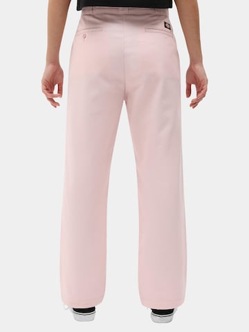 DICKIES Regular Pants 'ELIZA' in Pink