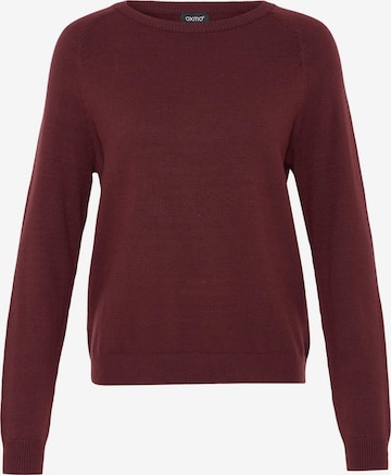 Pullover ' OXBMMNORA RAGLAN JUMPER ' di Oxmo in rosso: frontale