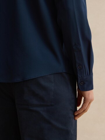 DAN FOX APPAREL Klasický střih Košile 'Kian' – modrá