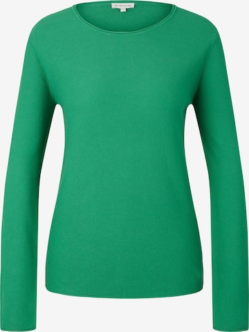 TOM TAILOR Sweater in Green: front