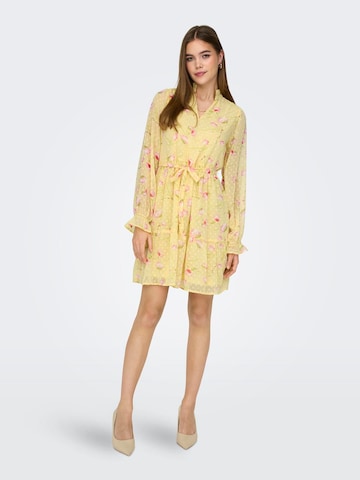 Robe 'ROSEY' ONLY en jaune