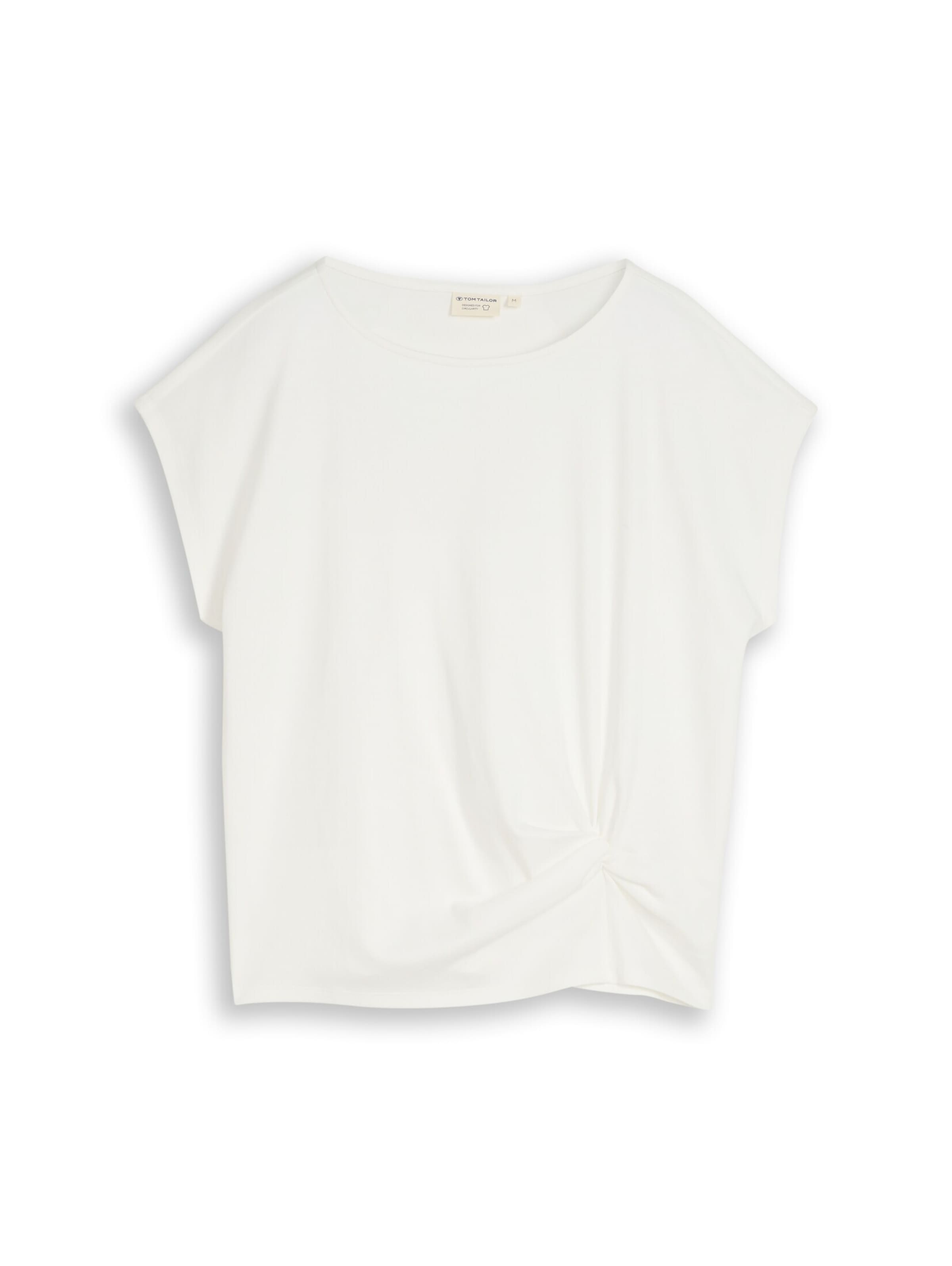 TOM TAILOR Shirt in Wit: voorkant