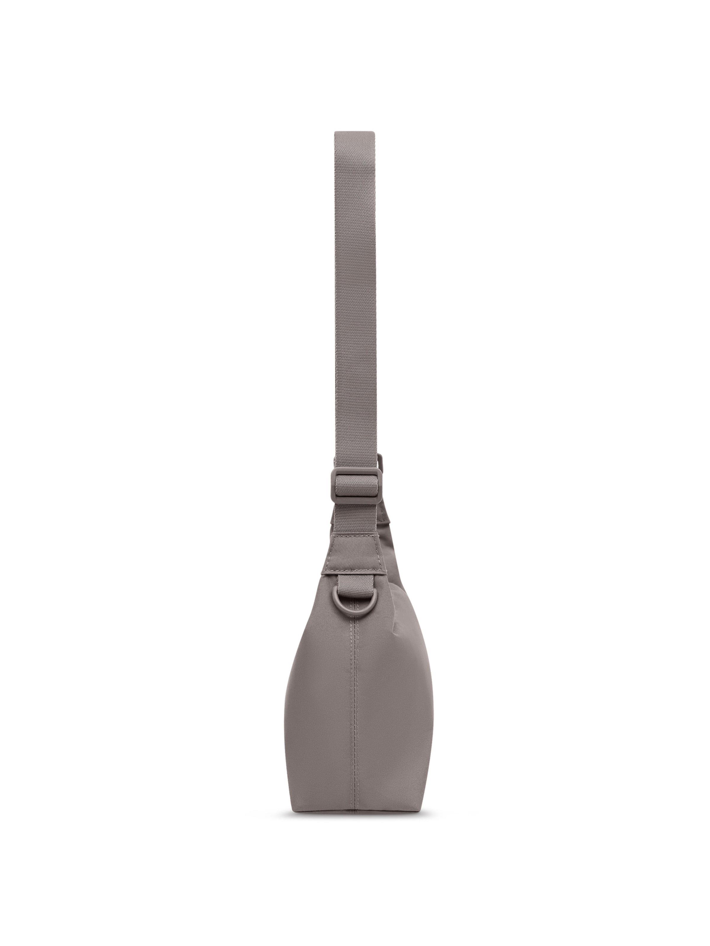 LARKSON - Mala de ombro 'Ebba Small' em castanho: lateral