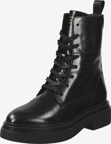 Bottines à lacets GANT en noir : devant