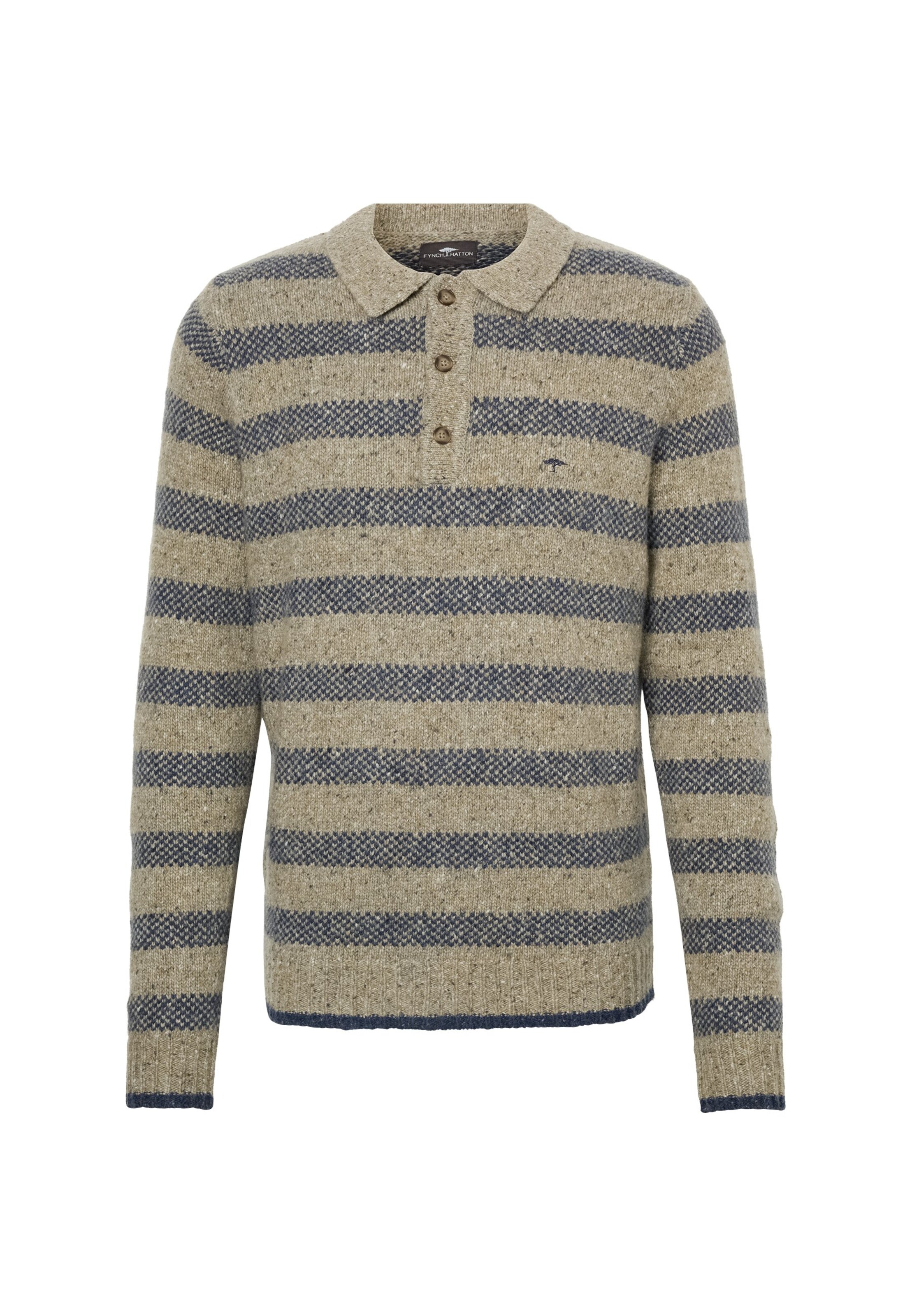 FYNCH-HATTON - Jersey 'Donegal' en gris: frente