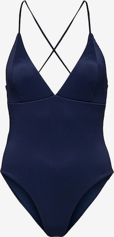 Maillot de bain ONLY en bleu : devant