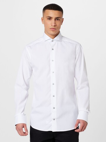 ETON Regular fit Button Up Shirt in White: front