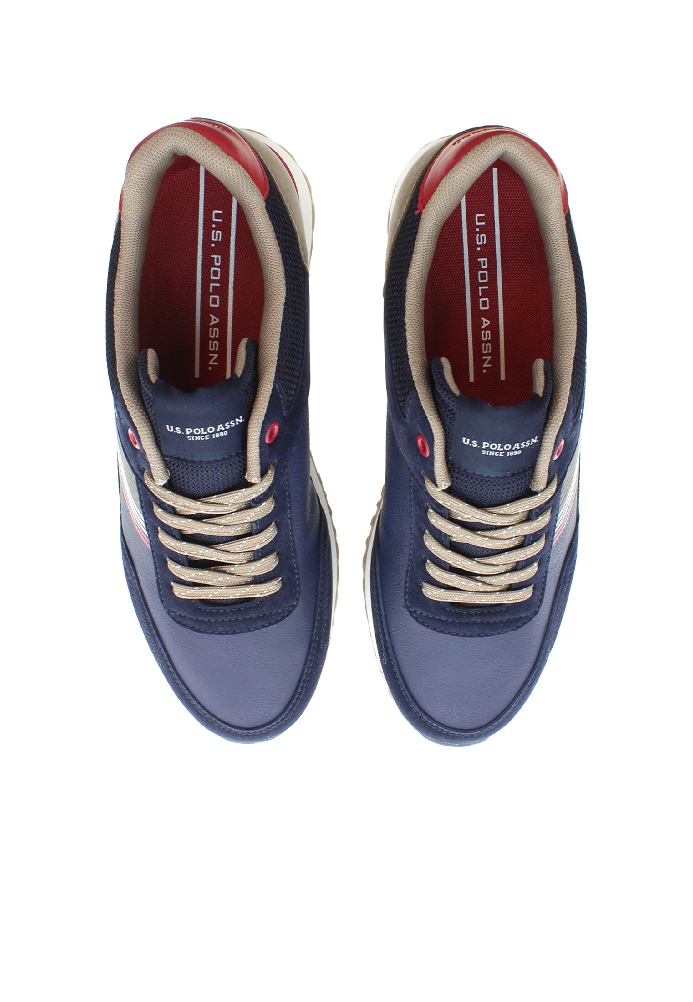 U.S. POLO ASSN. Sneakers laag in Blauw