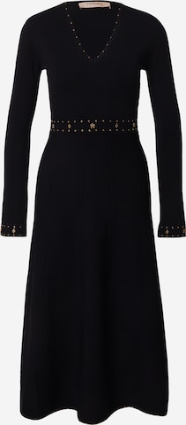 melns Twinset Adīta kleita: no priekšpuses