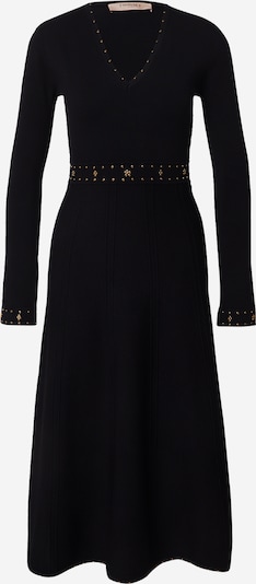 Megzta suknelė iš Twinset, spalva – Auksas / juoda, Prekių apžvalga